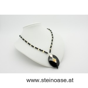 Kette Opal & Onyx "Exclusiv"